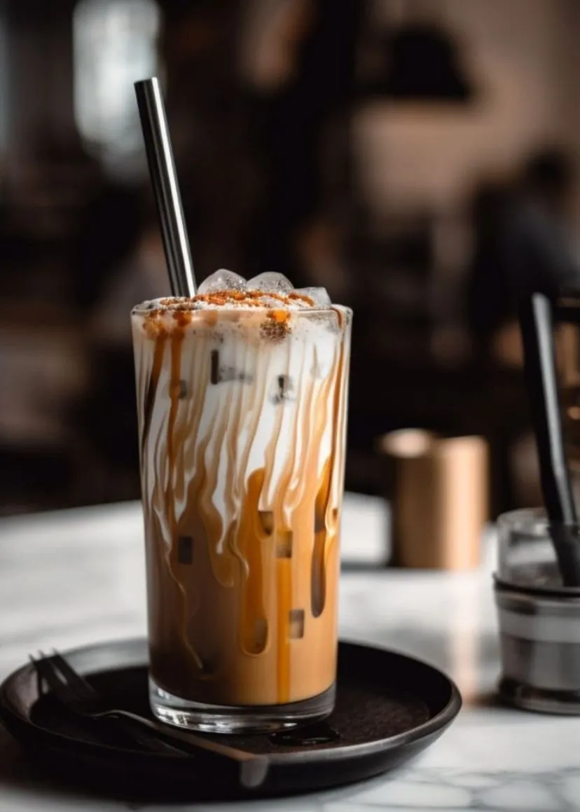 Ice Cream Caramel Latte